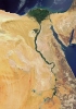 L’Egitto e la valle del Nilo visti dallo spazio. (Foto NASA)