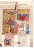 Avventori in una locanda, in una miniatura della metà del 1300. (Roma, Biblioteca Vaticana)