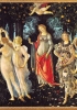 Uno dei capolavori della pittura del Quattrocento fiorentino, fu dipinta da Sandro Botticelli fra il 1477 ed il 1490. Il soggetto è allegorico e si rifà alla cultura umanistica e neoplatonica della corte di Lorenzo il Magnifico. (Firenze, Uffizi)
