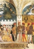 Famiglia e corte di Ludovico II Gonzaga da un particolare della Camera degli sposi di Andrea Mantegna, del 1465-74. (Mantova, Castel San Giorgio - Foto Scala)
