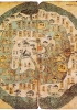Carta coreana del XVII secolo che riprende l’antica cartografia cinese, in cui prevalgono gli aspetti mitologici e religiosi. (Parigi, Museo Guinet)