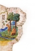 La mappa del Brasile di Sebastião Lopes del 1565 è uno dei migliori esempi della cartografia portoghese. La miniatura mostra il taglio del legno brazil, elemento essenziale dell’economia brasiliana. (Chicago, The Newberry Library)