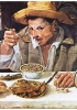 il dipinto ci offre una testimonianza dell’alimentazione dei poveri alla fine del XVI secolo: i legumi costituivano un alimento base per chi non poteva permettersi di comprare la carne. (Roma, Galleria Colonna)