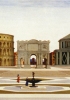 Esempio di «città ideale» di un anonimo autore italiano della fine del XV secolo: prospettiva architettonica. (Berlino, Gemäldegalerie, Staatliche Museen Preussischer Kulturbesitz)