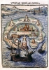 Illustrazione dalla prima edizione dell’Utopia di Tommaso Moro, pubblicata a Lovanio nel 1516. La parola «utopia» venne usata da Moro per suggerire contemporaneamente due neologismi greci: outopia, «nessun luogo» ed eutopia, «buon luogo». (Oxford, Wormsley Library)