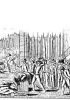 Il massacro del settembre 1792 nelle prigioni parigine, ad opera dei sanculotti. Incisione del XVIII secolo.