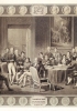 Seduto al tavolo a destra c’è Talleyrand, rappresentante della Francia. Particolare di un’incisione su rame da un dipinto di Jean Baptiste Isabey del 1819. (Berlino, Bildarchiv Deutsches Historisches Museum)