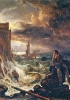 ll dipinto di Franz Catel del 1820, ispirato a una scena del romanzo, è quasi un manifesto dell’iconografi a romantica, con il parallelismo tra lo stato d’animo turbato e il paesaggio tempestoso. (Copenaghen, Thorvaldsens Museum)