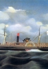 La nave a vapore Calhoun nel dipinto di James Bard. Verso la metà dell’Ottocento le navi a vapore attraversavano regolarmente l’Atlantico. Dipinto del 1857. (Newport News, Mariner’s Museum)