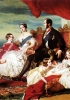 Il principe consorte è Alberto di Sassonia-Coburgo-Gotha, suo cugino primo. Dipinto di Franz Xavier Winterhalter del 1846. (Londra, Royal Collection)