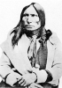 Il capo degli indiani sioux, a Little Bighorn nel 1876,  annientò il 7° Cavalleggeri comandato dal generale Custer. Fu la più grande vittoria degli indiani contro i bianchi. Fotografia di fine Ottocento.