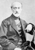 Giuseppe Mazzini in una fotografia della metà dell’Ottocento. Mazzini fu il principale promotore delle società di mutuo soccorso.