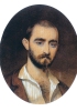 Ritratto di un autore anonimo di Carlo Pisacane. (Napoli, Collezione Carlo di Lorenzo)