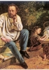 Proudhon ritratto dall’amico pittore Gustave Courbet nel 1853. (Parigi, Musée du Petit Palais)