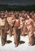 Il dipinto rappresenta i lavoratori in marcia dall’ombra verso la luce. Dipinto del 1901. (Milano, Civica Galleria d’Arte Moderna)