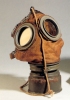 Una maschera antigas adoperata dai soldati tedeschi durante la Grande guerra. Le maschere venivano applicate anche ai cavalli e ai cani.