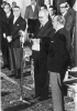 Il presidente della Repubblica Giuseppe Saragat legge il suo discorso di insediamento al Quirinale il 29 dicembre 1964. (Roma, Archivio Allori)