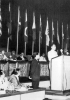 I protagonisti principali dell’incontro furono l’indonesiano Sukarno, lo jugoslavo Tito, l’indiano Nehru e il cinese Zhou Enlai.