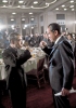 Il presidente degli Stati Uniti Richard Nixon brinda con il primo ministro cinese Zhou Enlai durante la sua visita in Cina del 1972 che riaprì le relazioni diplomatiche tra i due paesi. (Time & Life Pictures/Getty Images)