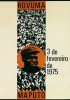 Il manifesto celebra un eroe del Fronte per la liberazione del Mozambico (FRELIMO) inneggiando all’unità del paese. Manifesto di José Freire. (Archivi Hoover Institution)