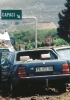 Il 23 maggio 1992 l’esplosione di 500 kili di tritolo sotto l’autostrada A29 a Capaci, nei pressi di Palermo, uccise il giudice Giovanni Falcone, sua moglie e tre agenti della scorta. (Foto Eligio Paoni - Contrasto)