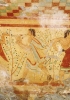 Offerente e musicanti dalla tomba dei Leopardi nella necropoli di Monterozzi (Tarquinia), 470 a.C. circa. (Foto Scala. Concessione del Ministero dei Beni e attività culturali)
