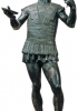 Statua di guerriero in bronzo del IV secolo a.C. (detta «Marte di Todi»). La lorica (corazza) è di tipo lamellare, un modello che restò in uso anche nell’età imperiale. (Roma, Museo Gregoriano Vaticano - Foto Scala, Firenze)