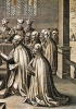 Karel van Mallery, Paolo III approva la regola dei gesuiti, incisione, inizio XVI secolo. 
Parigi, Biblioteca Nazionale.