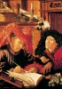 Marinus Claeszon van Reymerswaele, Due mercanti
registrano il denaro derivato dalla loro attività, XVI secolo. 
Londra, National Gallery.