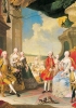 Martin van der Meytens,
L’imperatore Francesco I e l’imperatrice
Maria Teresa con la famiglia su una
terrazza a Schönbrunn, XVIII secolo.
Vienna, Kunsthistorisches Museum.