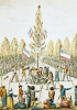Etienne Bericourt, particolare della cerimonia di innalzamento
dell’albero della libertà, XVIII secolo.
Parigi, Musée Carnavalet.