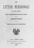 Frontespizio delle Lettere
meridionali, di Pasquale Villari,
seconda edizione del 1885