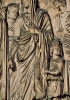 Agrippa è raffigurato insieme alla famiglia imperiale nel rilievo dell’Ara Pacis.