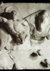 Metopa del Tempio di Zeus a Olimpia. Eracle e il toro di Creta (Olimpia, Museo)