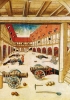 L'arsenale dell'imperatore Massimiliano I d'Austria a Innsbruck, inizio XVI secolo. Miniatura (Innsbruck, Ferdinandeum)