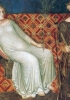 Ambrogio Lorenzetti, Allegoria del Buon Governo. Particolare con la Pace (a sinistra) e la Fortezza