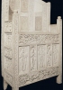 Cattedra del Vescovo Massimiano, prima metà del VI secolo. Legno e avorio, 150 x 65 cm. Ravenna, Museo Arcivescovile