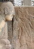 Dettaglio della sfinge del bassorilievo che raffigura un pastore (o una divinità) del Palazzo reale estivo di Karatepe (XIII secolo a.C.), posto nella regione della Cilicia, in Turchia.