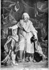 (Digione 1627, Parigi 1704). Storico, teologo e scrittore politico francese. Dottore in teologia, sacerdote nel 1652, divenne il punto di riferimento dei “dévots” alla corte di Luigi XIV.
Pierre Imbert Drevet, incisione tratta dal dipinto di H. Rigaud